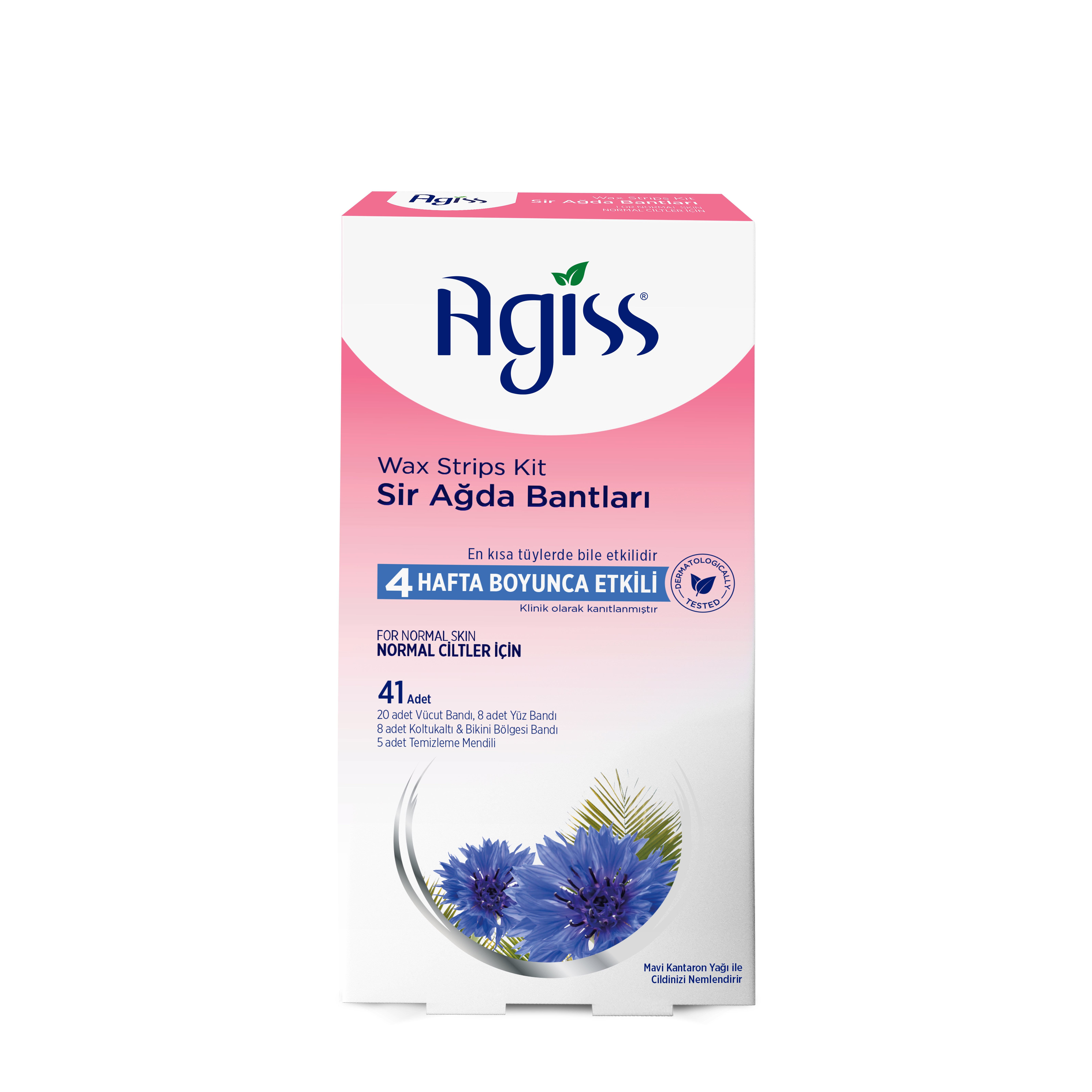 Agiss Sir Ağda Bantl 41 ad. Kit Tüm Vücut Normal Ciltler
