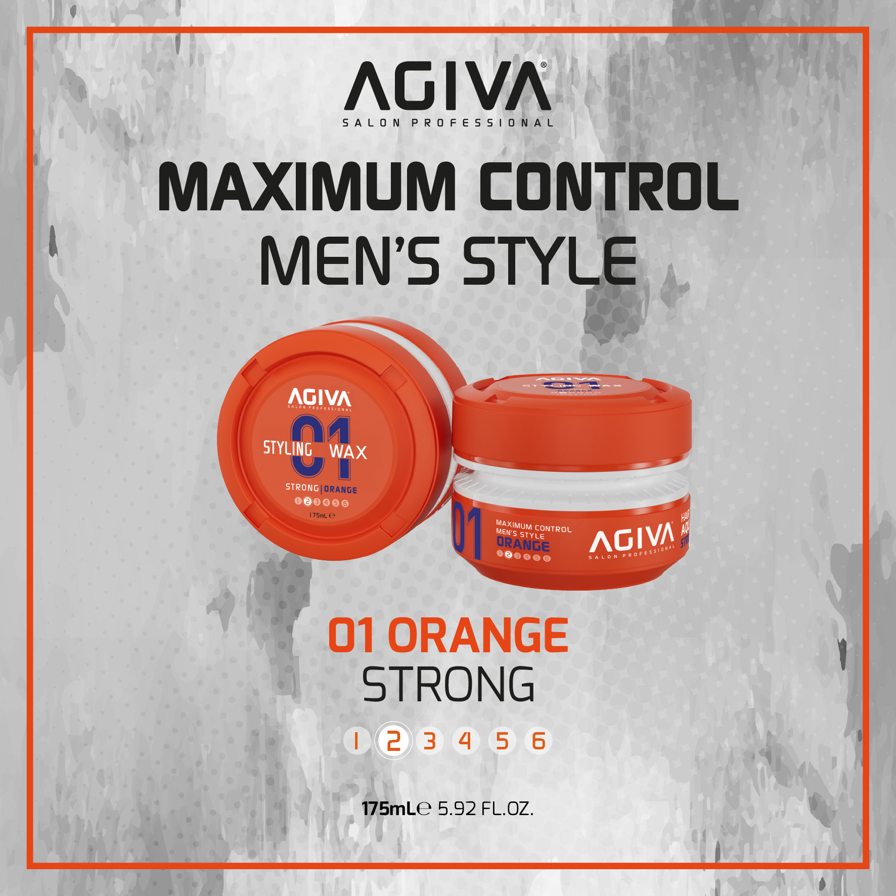 Agiva Hair Styling Aqua WAX Strong Turuncu 01 (155 ml.) görsel 2