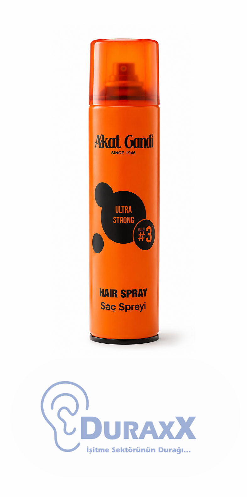 Akat Gardi Saç Spreyi 03 Turuncu 180 ml.
