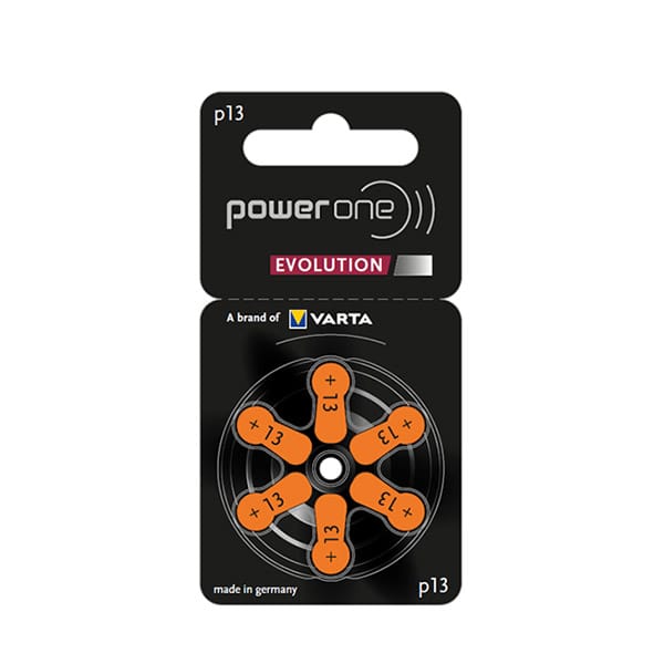 Powerone 13 Numara Kulaklık İşitme Cihazı Pili 6'Lı Kulak Pili