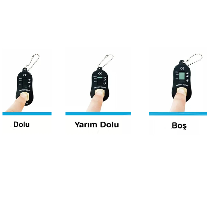 İŞİTME PİL ÖLÇER SİYAH görsel 2