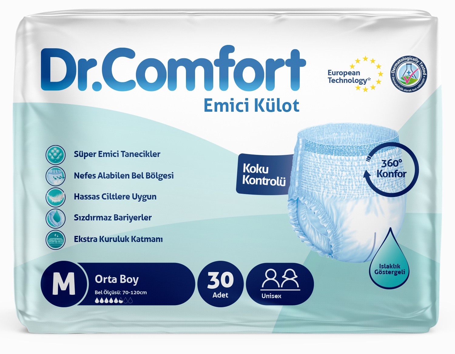 Dr. Comfort Emici Külot Medium 30'lu