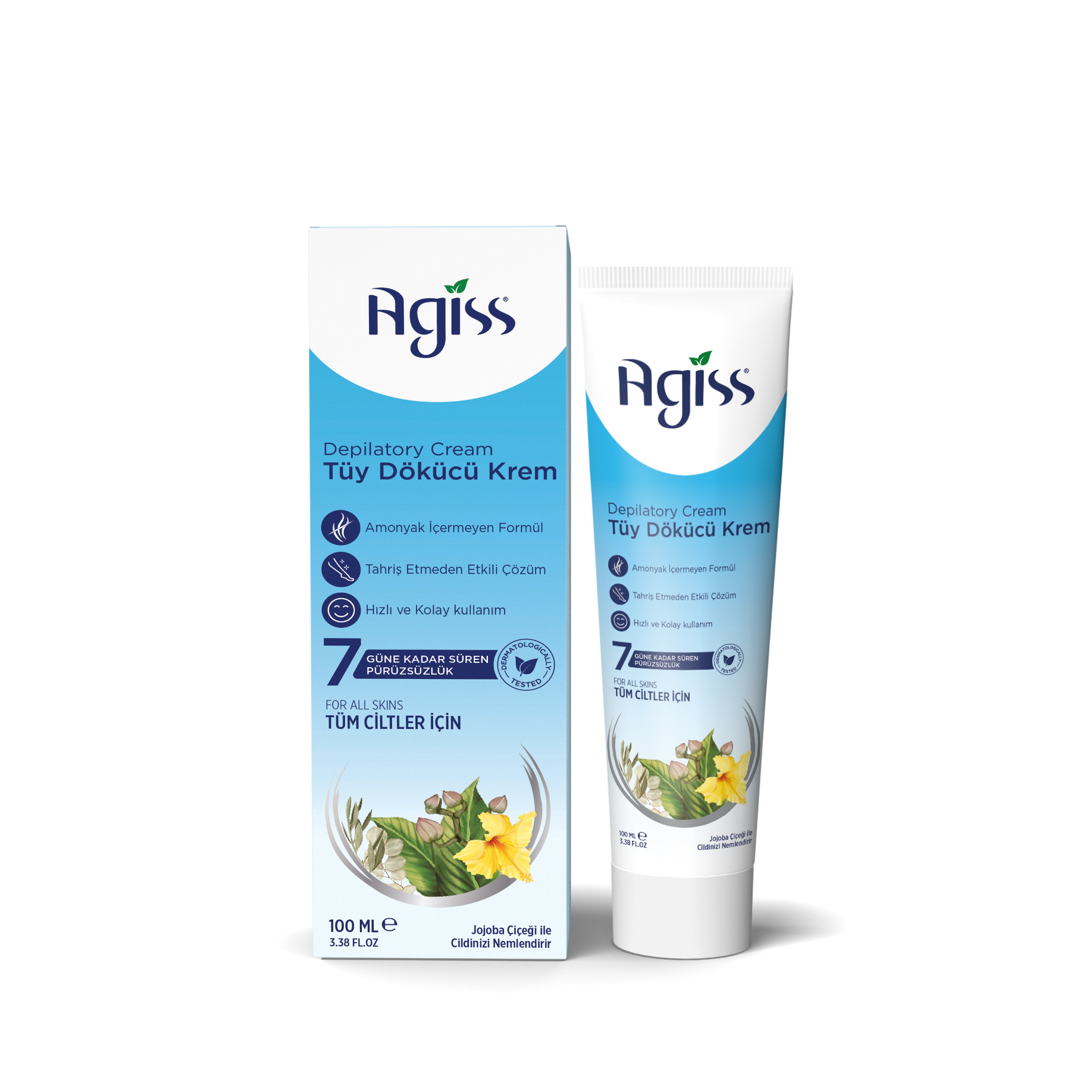 Agiss Tüy Dökücü Krem Tüm Ciltler 100ml.