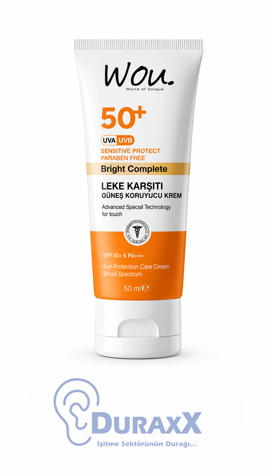 Wou Leke Karşıtı Güneş Koruyucu Krem 50 ml.