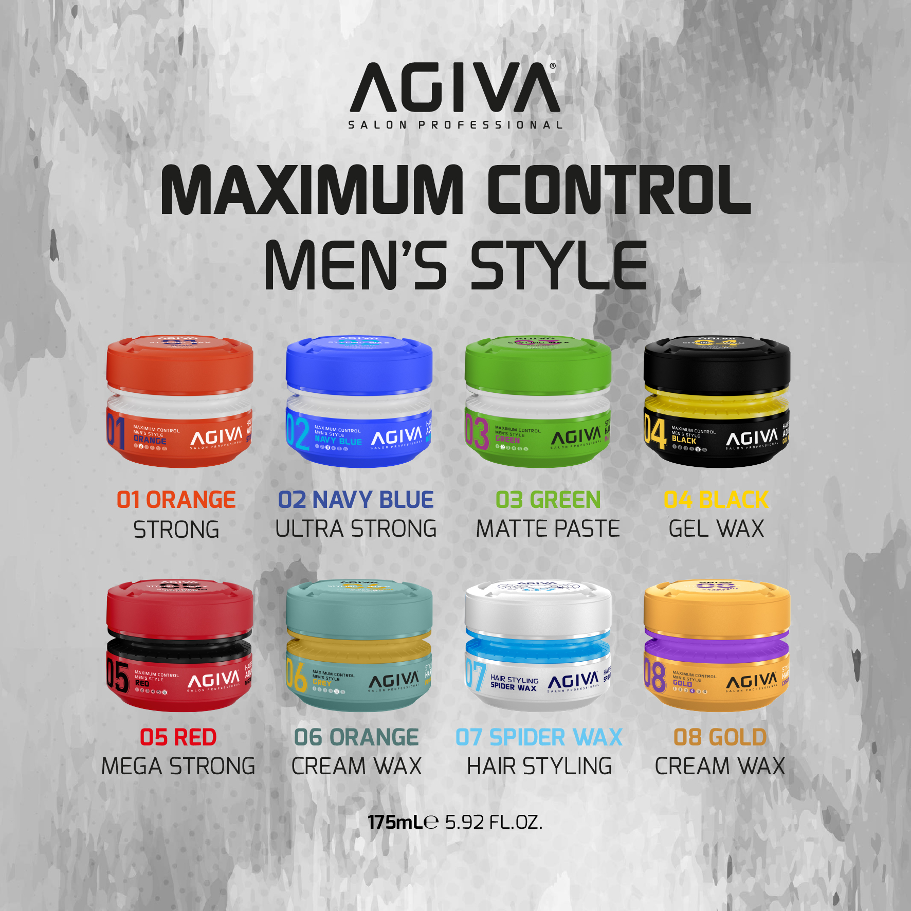 Agiva Hair Styling Aqua WAX Strong Turuncu 01 (155 ml.) görsel 4