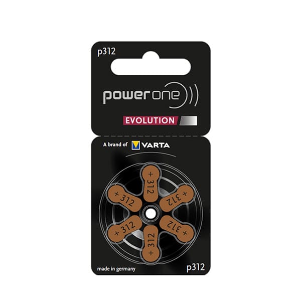 Powerone 312 Numara Kulaklık İşitme Cihazı Pili 6'Lı Kulak Pili