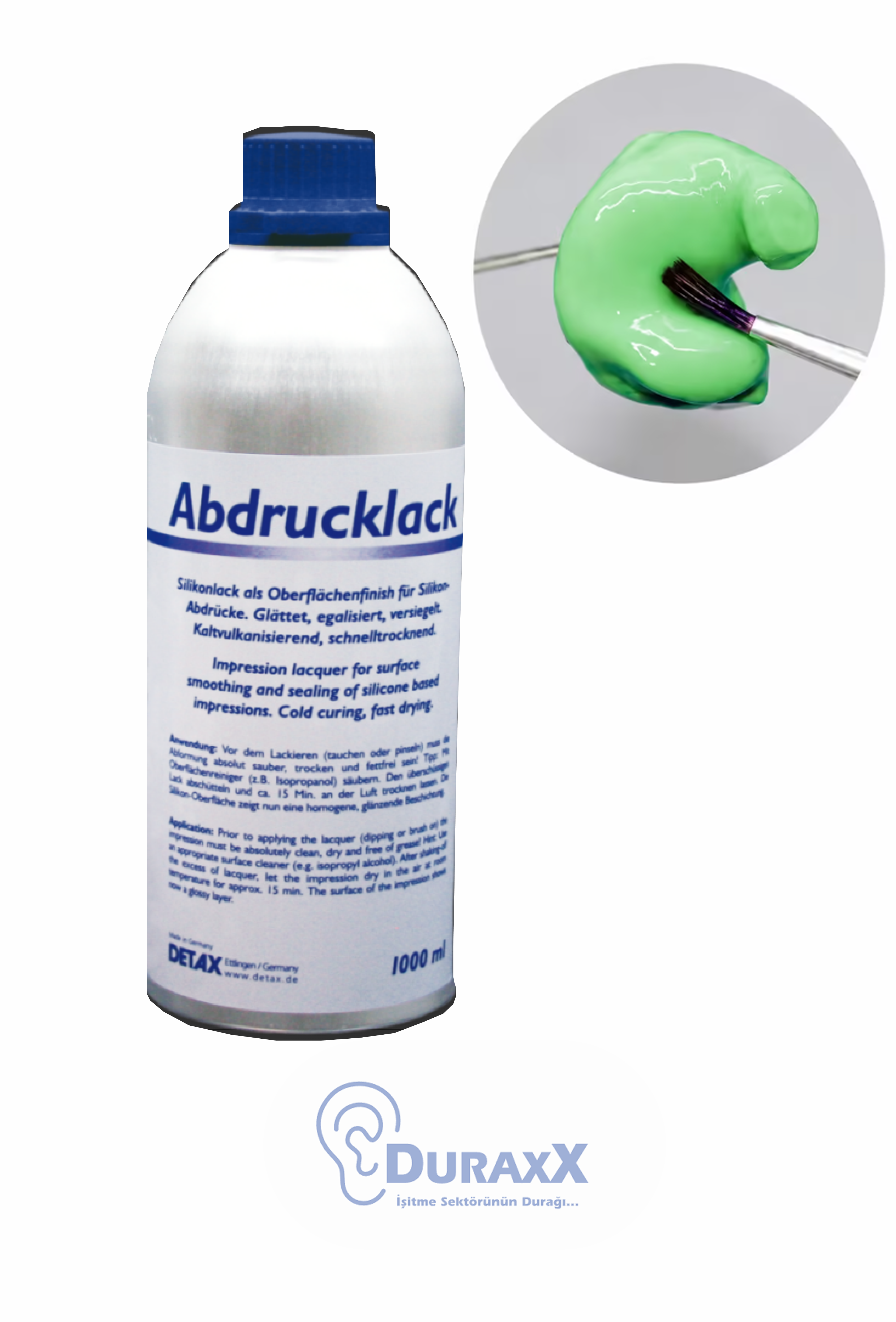 Abdrucklack Tek Bileşenli İz Alma Lakı 1000 ml.