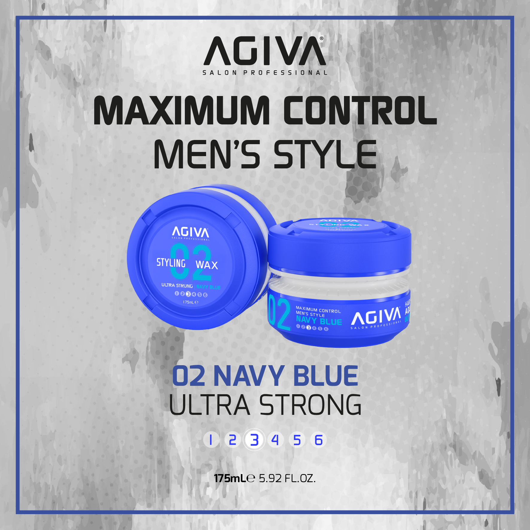 Agiva Hair Styling Aqua WAX Ultra Strong Mavi 02 (155 ml.) görsel 2