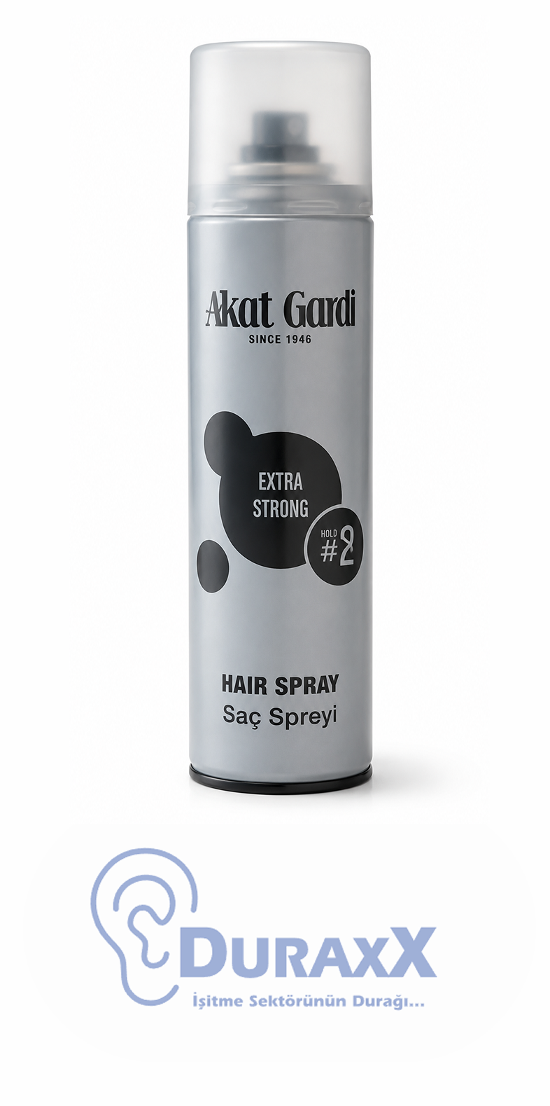 Akat Gardi Saç Spreyi 02 Gri 180 ml.