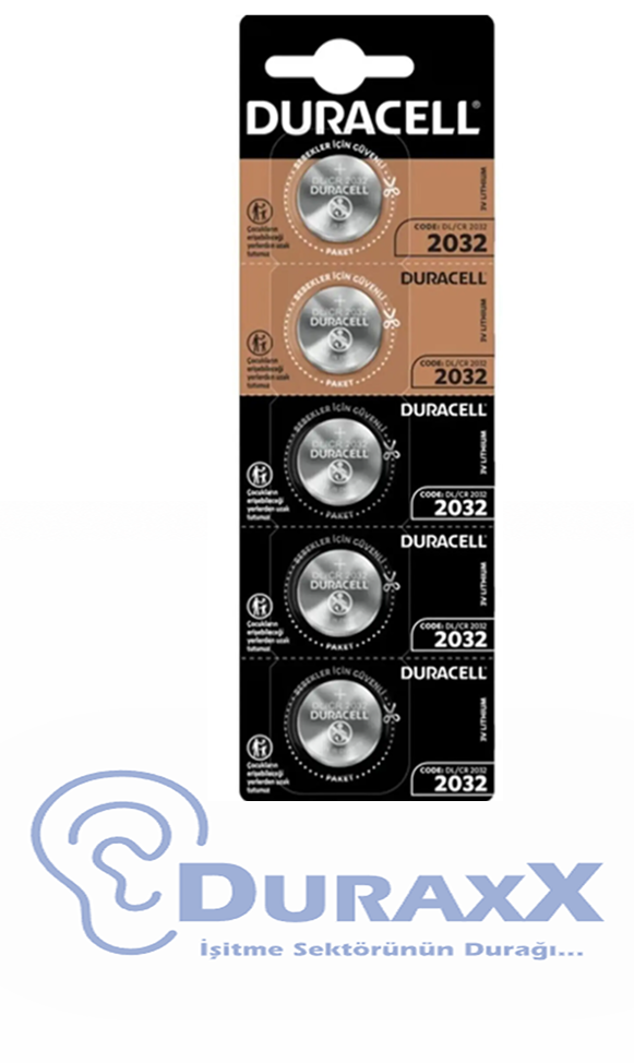 DURACELL 2032 CR 3V LİTYUM 5Lİ