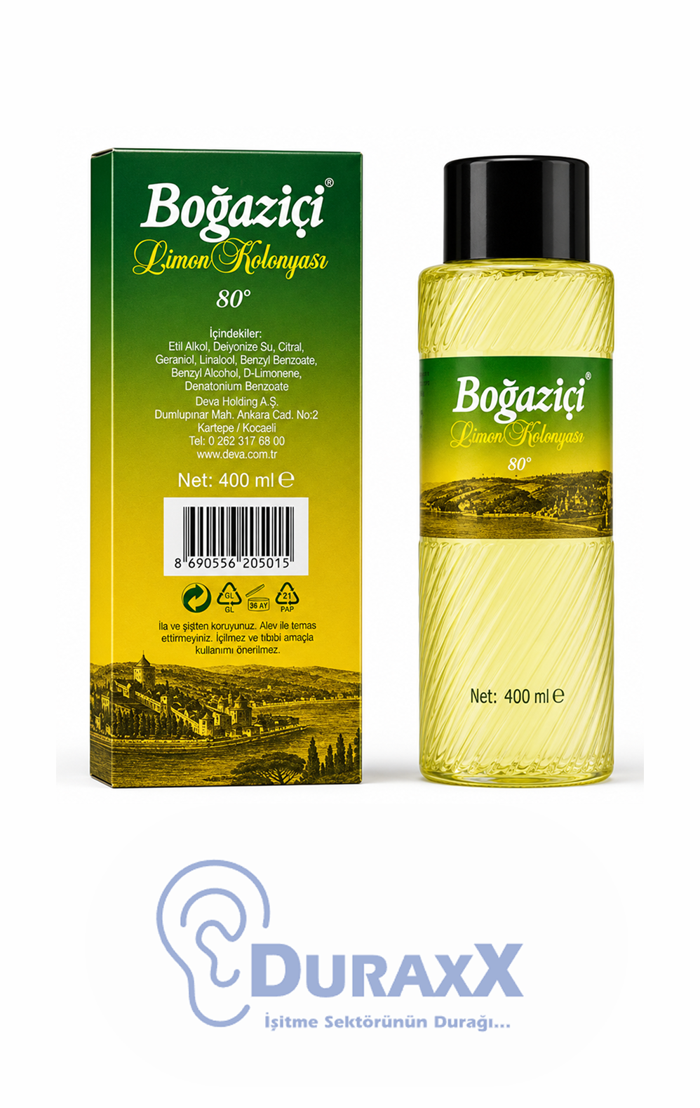 Boğaziçi Limon Kolonyası 400 ml.