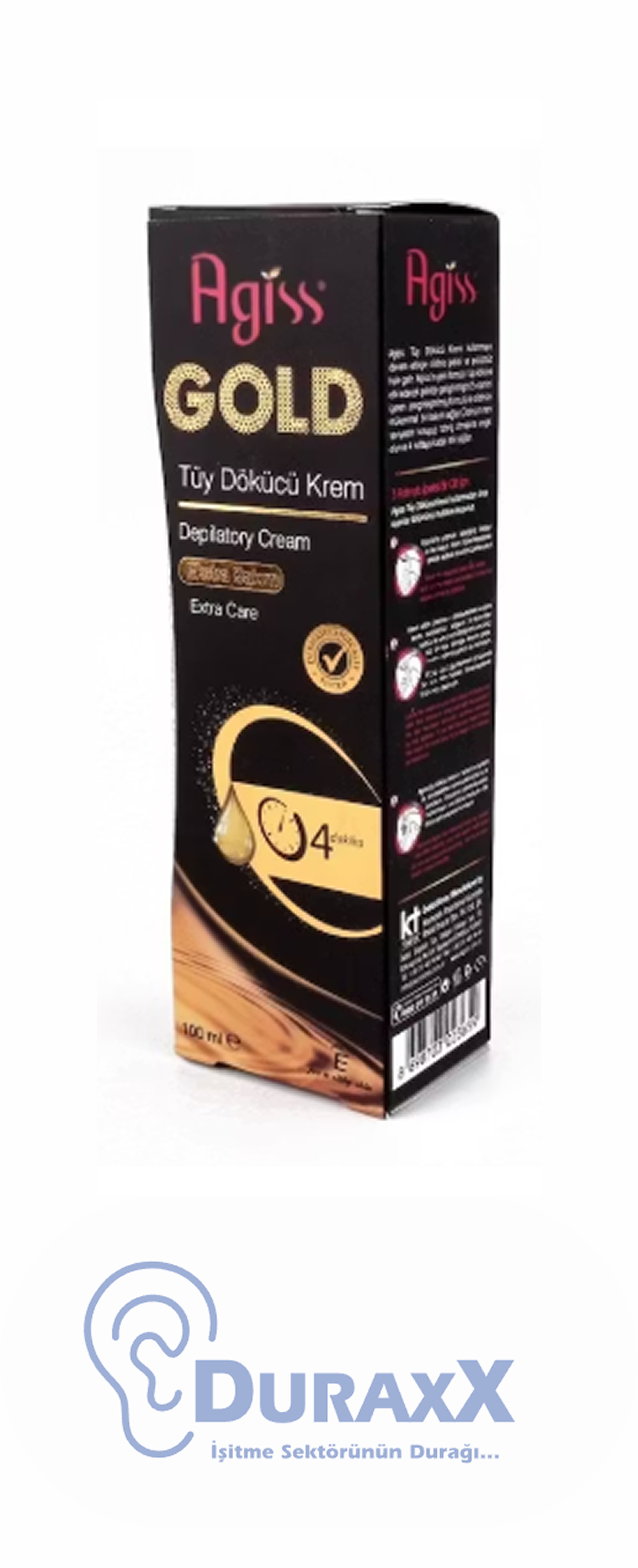 Agiss Tüy Dökücü Krem sprey Gold 175 ml.