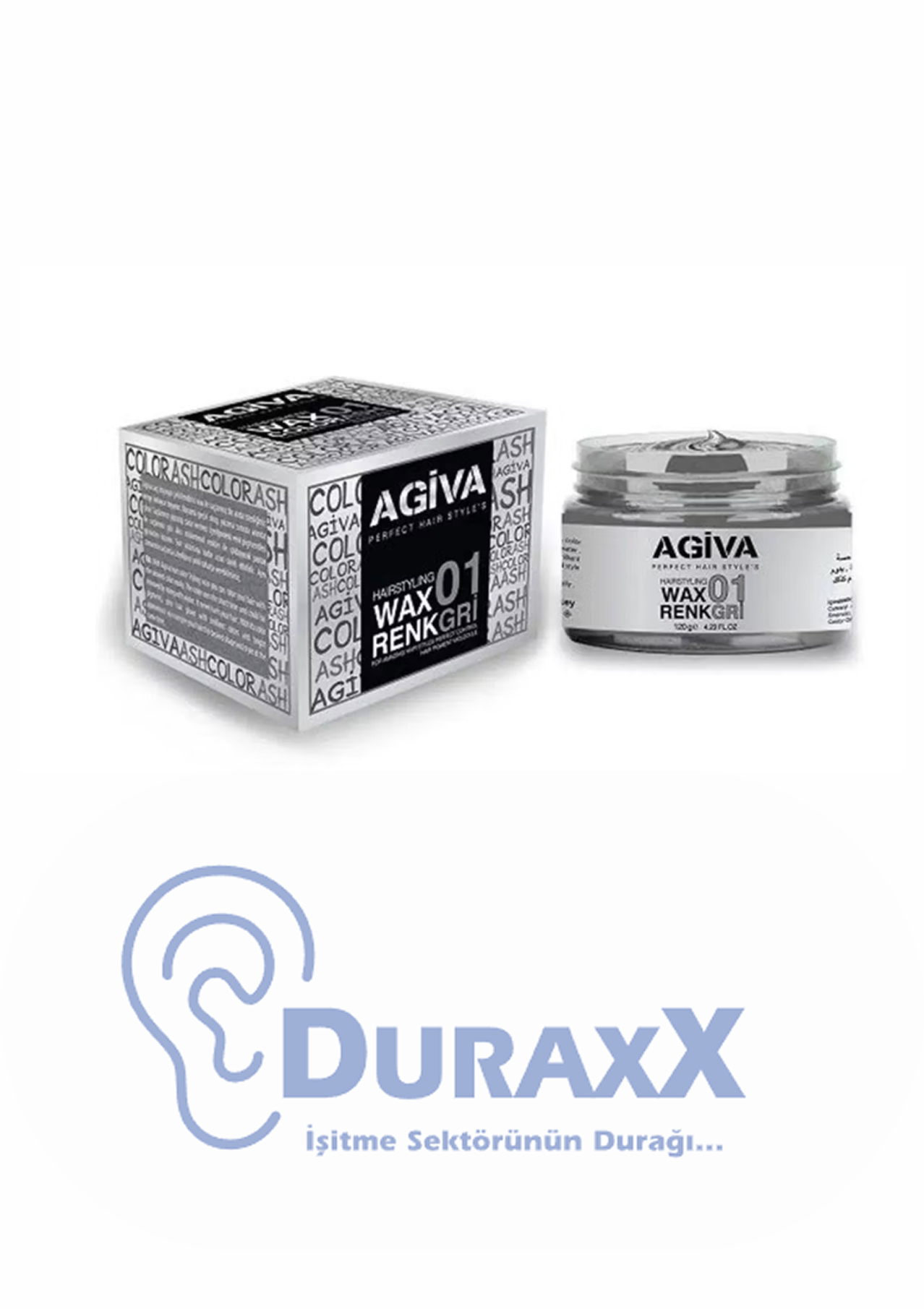 Agiva Color WAX Saç Renklendirici Gri 120 ml.