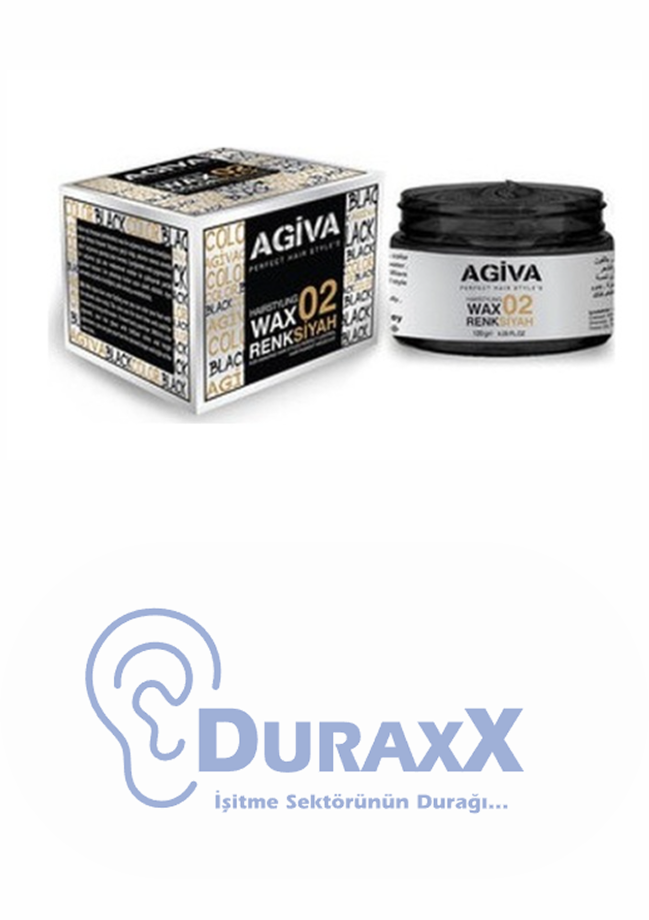 Agiva Color WAX Saç Renklendirici Siyah 120 ml.
