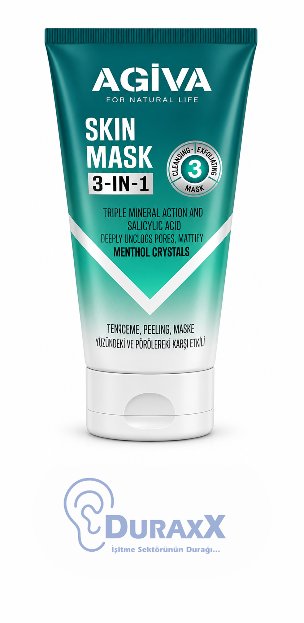 Agiva Yüz Temizleme Maske Skin Mask 150 ml.