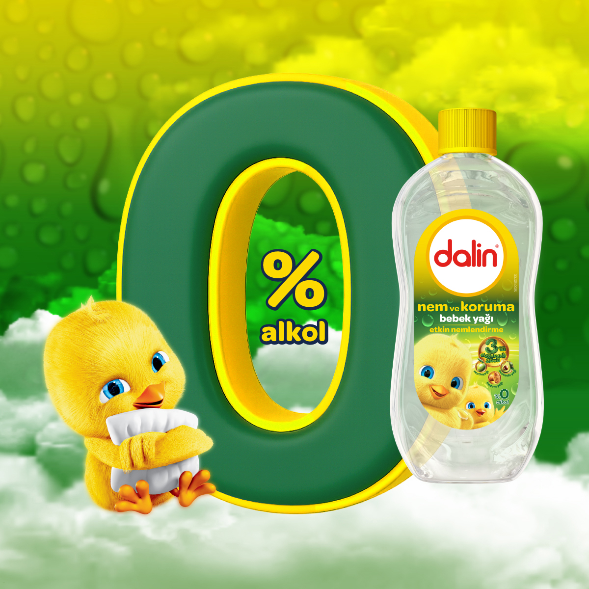 Dalin Bebe Yağı 300 ml. görsel 2