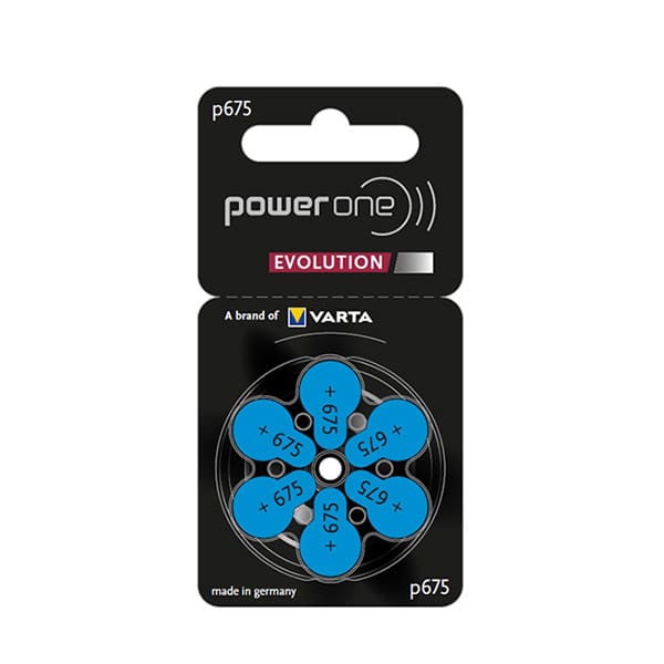 Powerone 675 Numara Kulaklık İşitme Cihazı Pili 6'Lı Kulak Pili