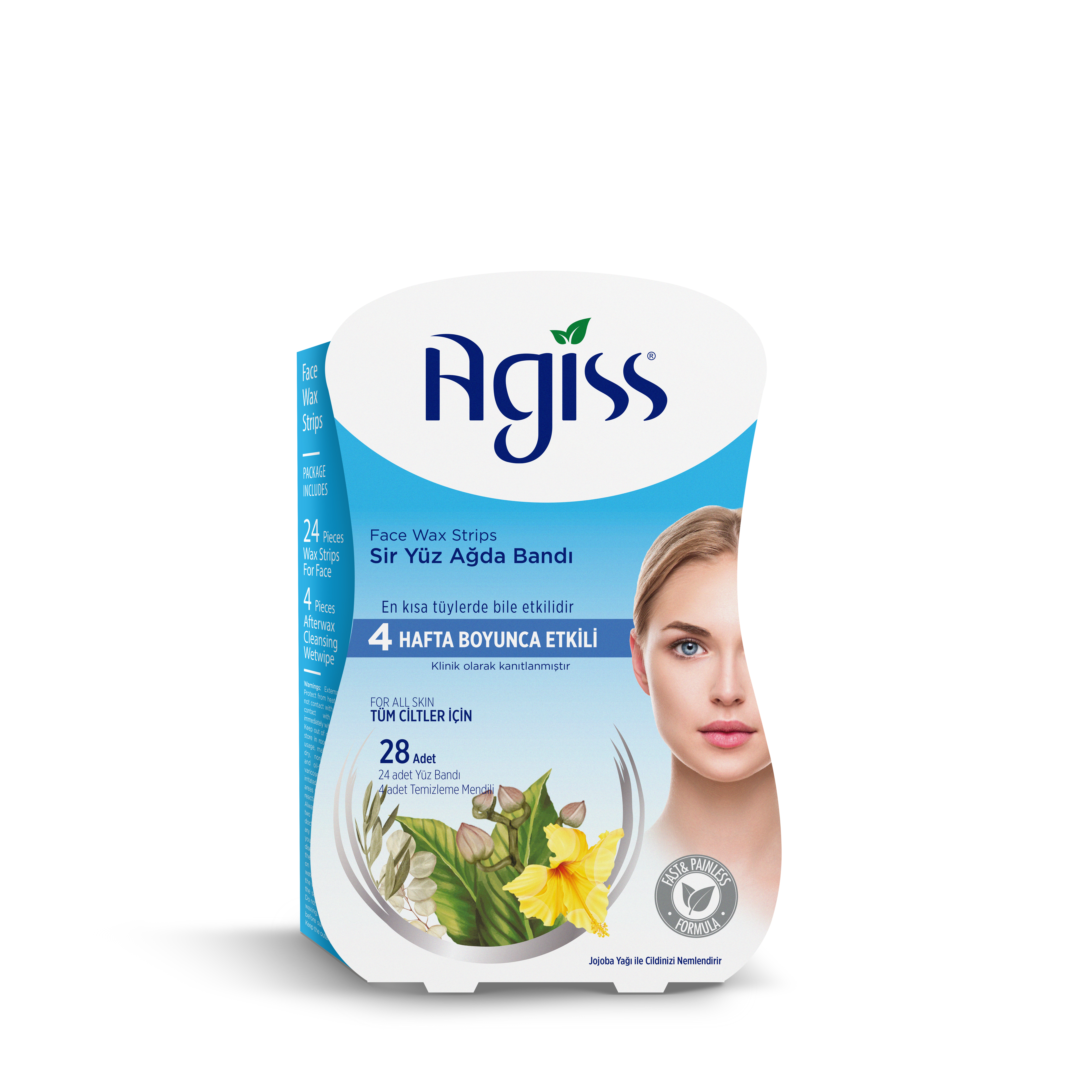 Agiss Sir Ağda Bandı Yüz Bölgesi 28 ad. Tüm Ciltler