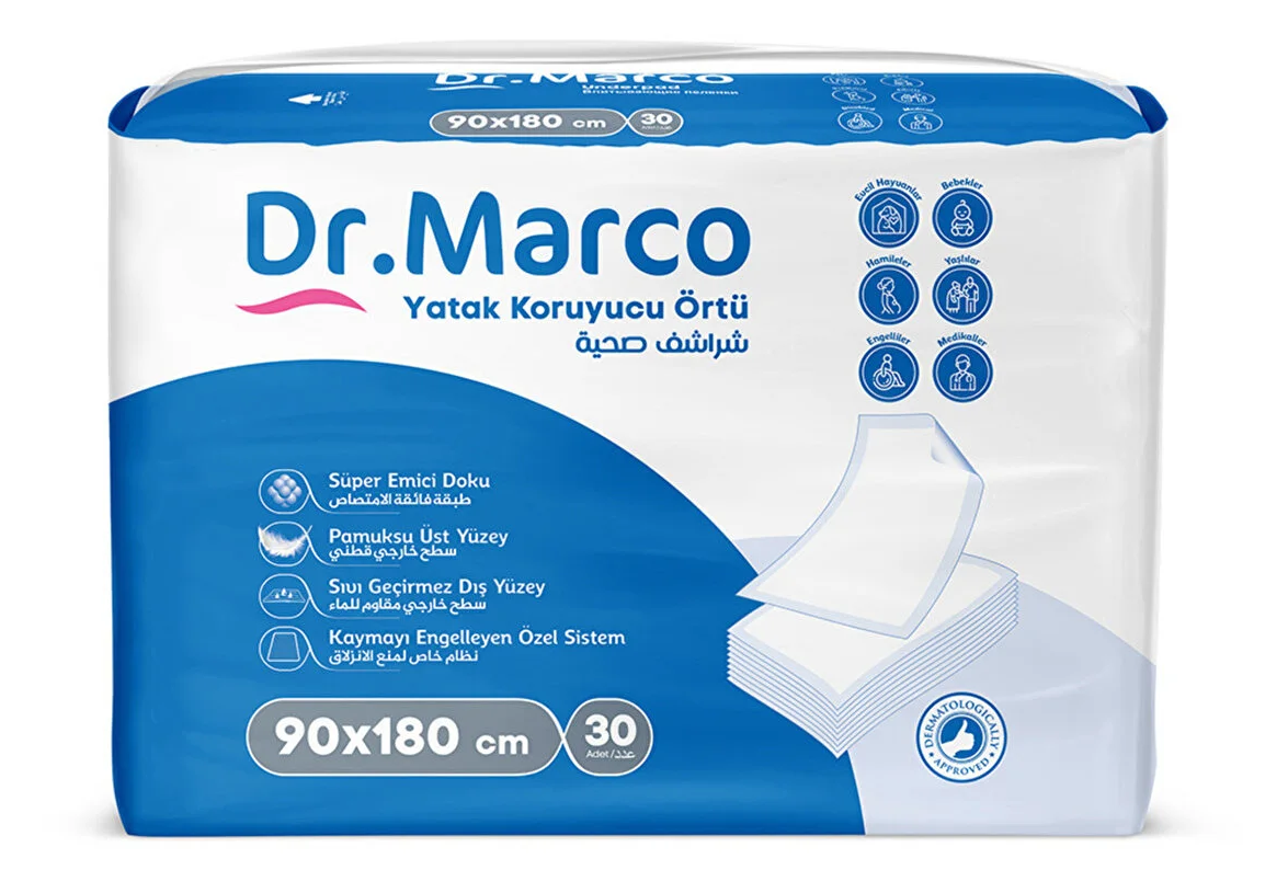Dr. Marco 90*180 Yatak Örtüsü 30'lu