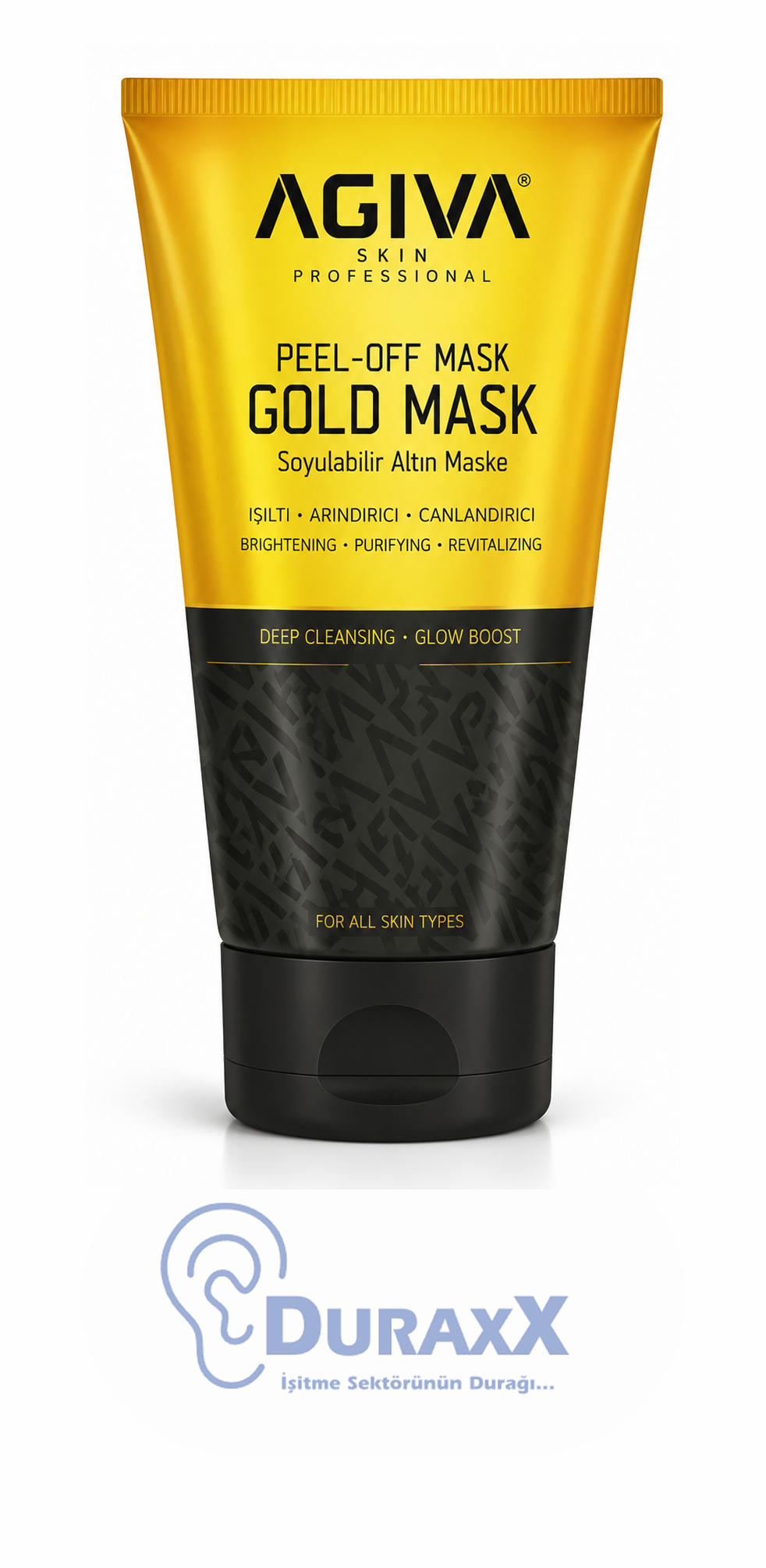 Agiva Yüz Temizleme Maske Gold 150 ml.