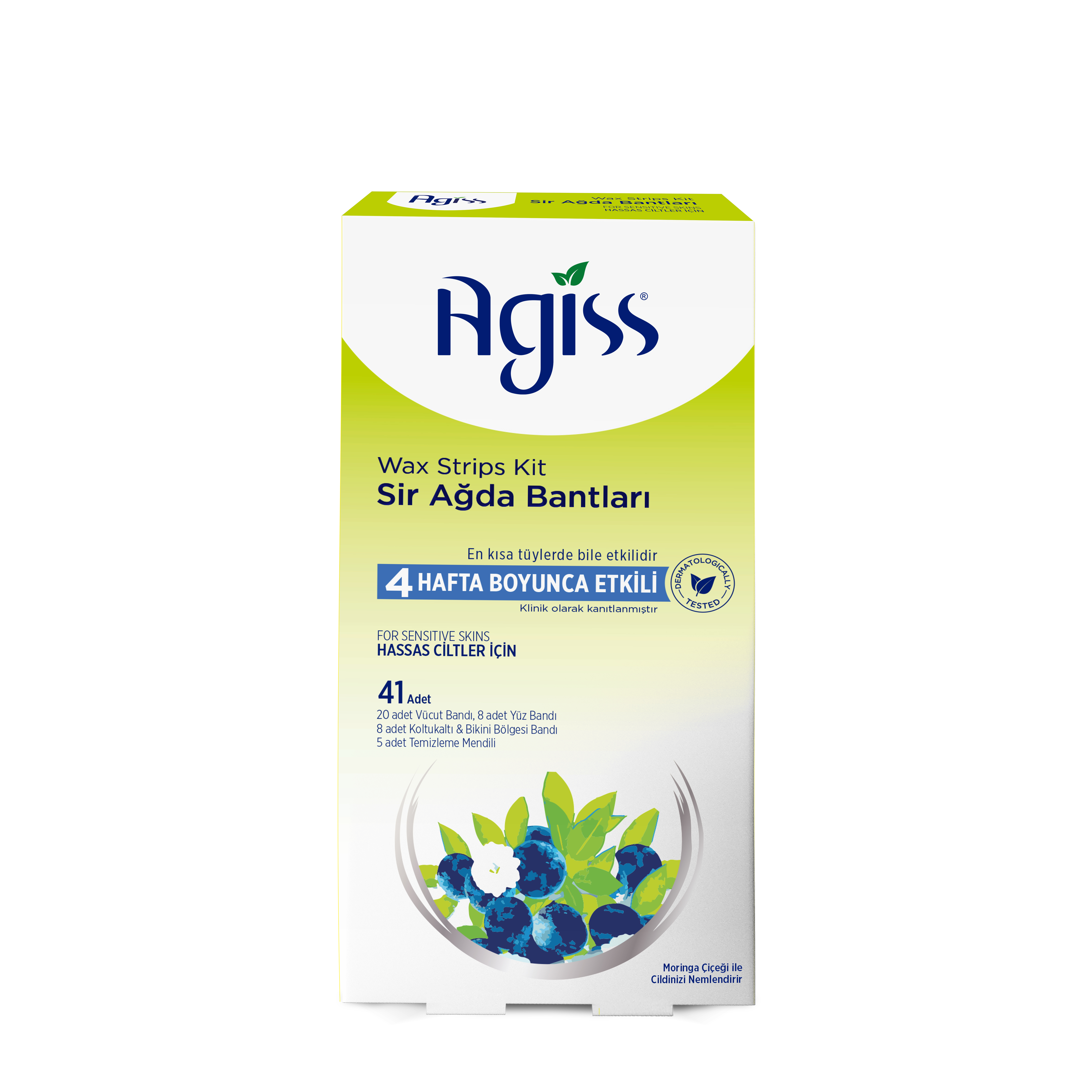 Agiss Sir Ağda Bantl 41 ad. Kit Tüm Vücut Hassas Ciltler