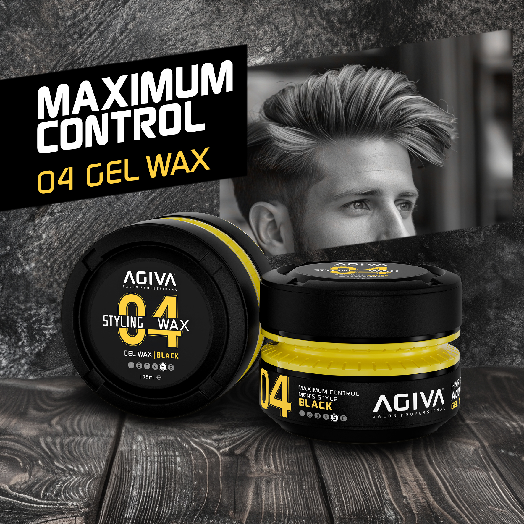 Agiva Hair Styling Aqua WAX Grooming Sarı 04 (155 ml.) görsel 3