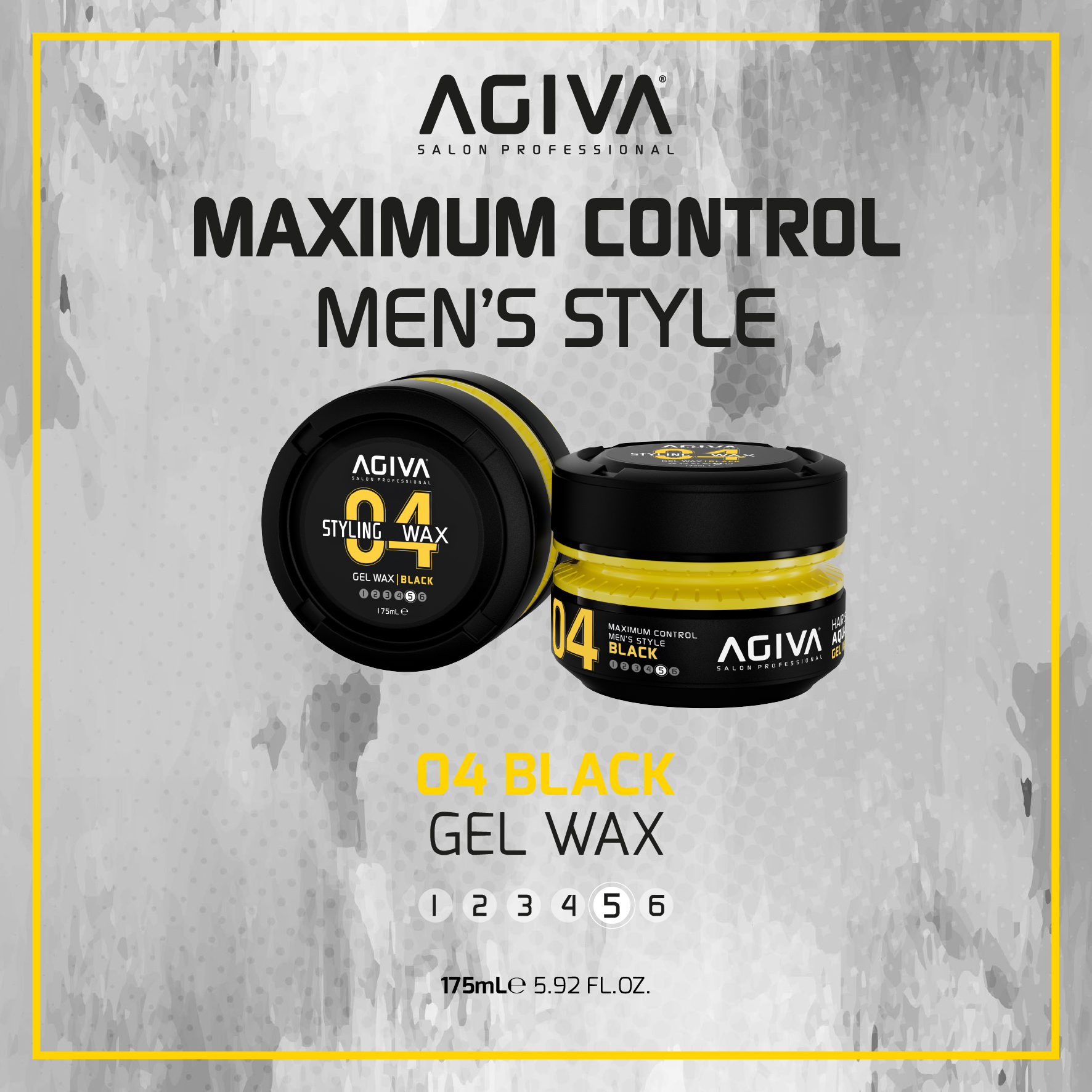 Agiva Hair Styling Aqua WAX Grooming Sarı 04 (155 ml.) görsel 2