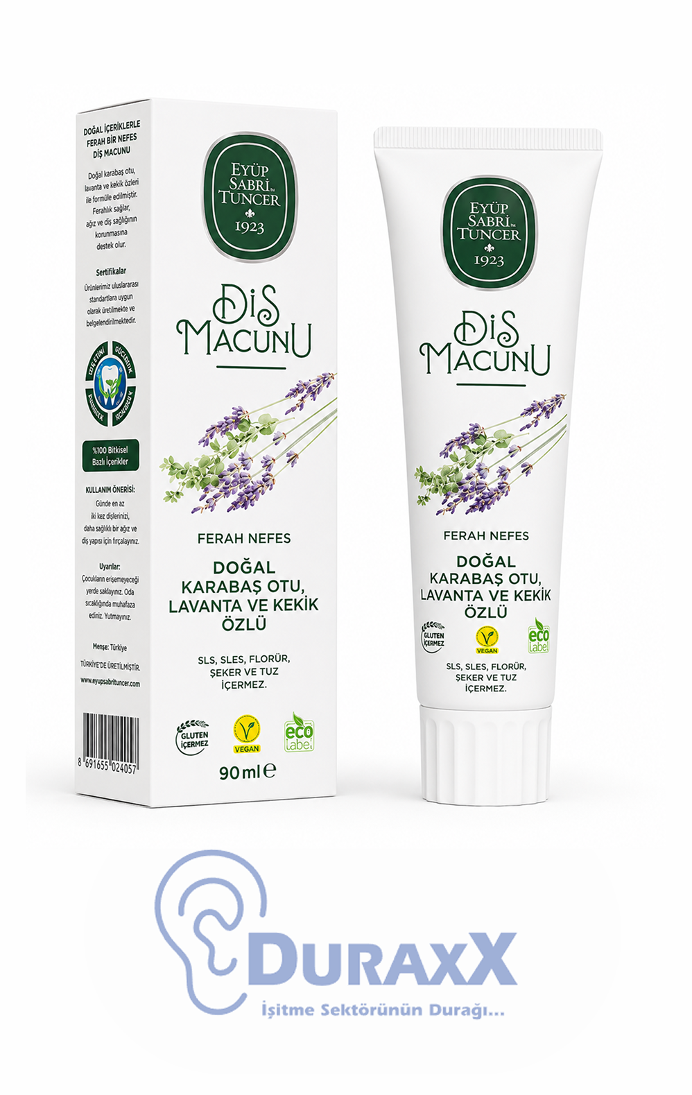 Eyüp Sabri Diş Macunu Lavanta Özlü 90 ml.