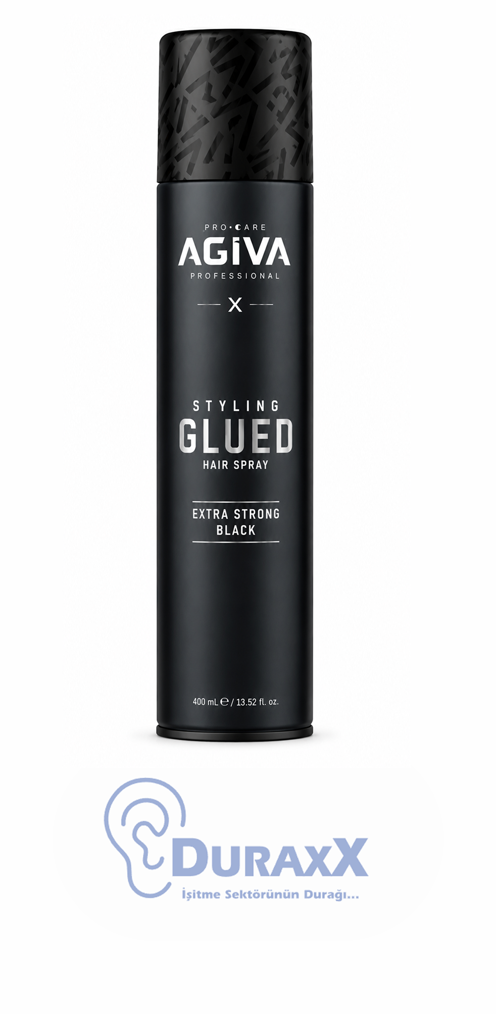 Agiva Saç Şekillendirici Sprey Extra Strong Black 400 ml.