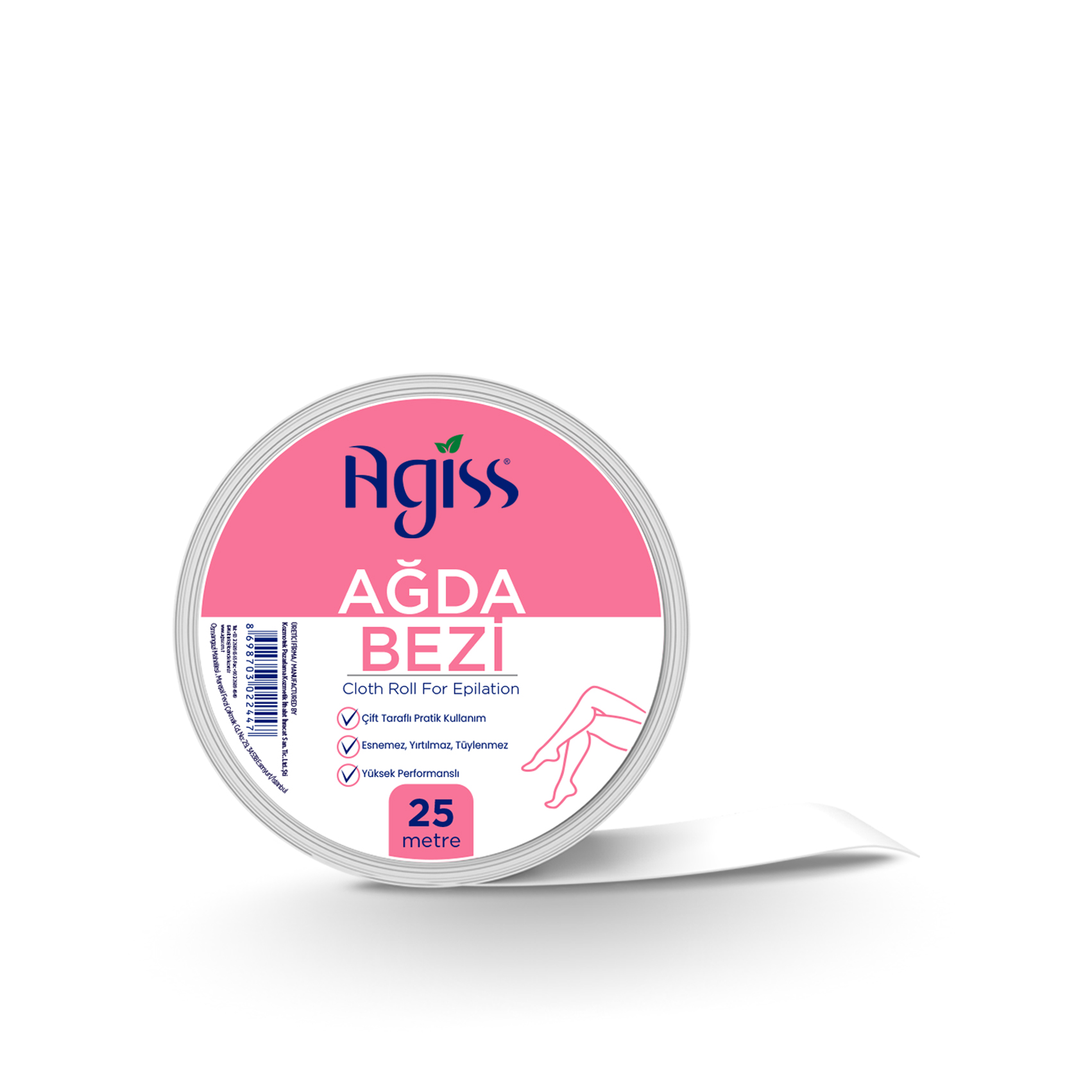 Agiss Ağda Bandı 25 mt. Rulo