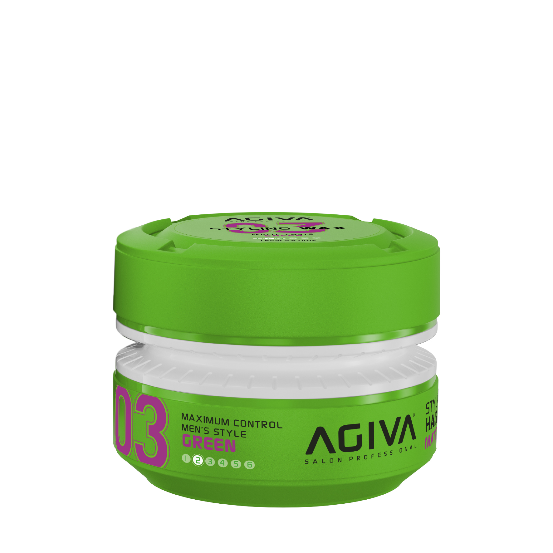 Agiva Hair Styling Aqua WAX MAT Yeşil 03 (155 ml.)