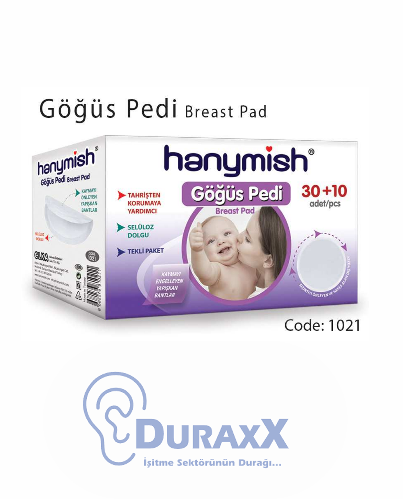 Hanymish 1021 Göğüs Pedi