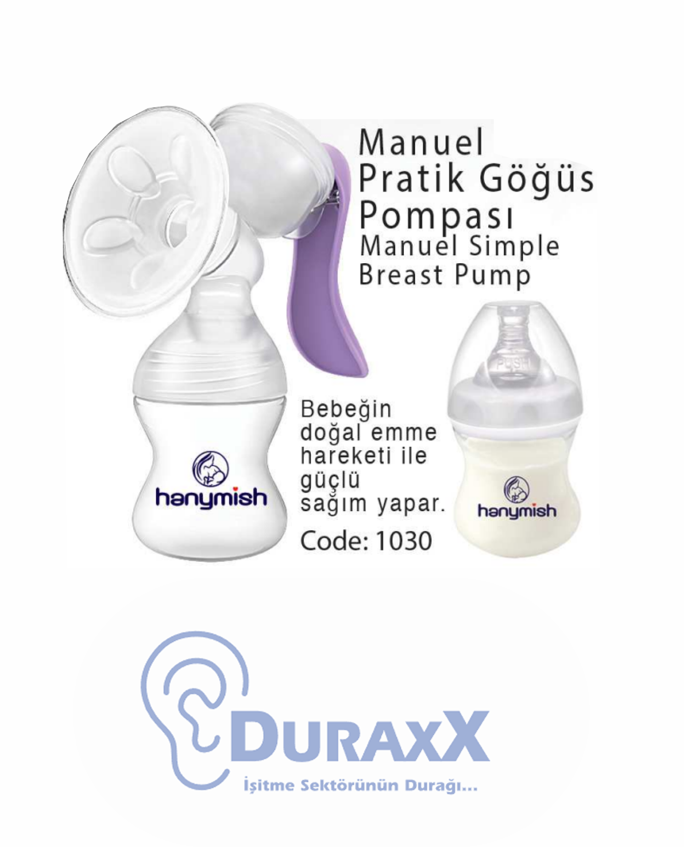 Hanymish 1030 Manuel Göğüs Pompası