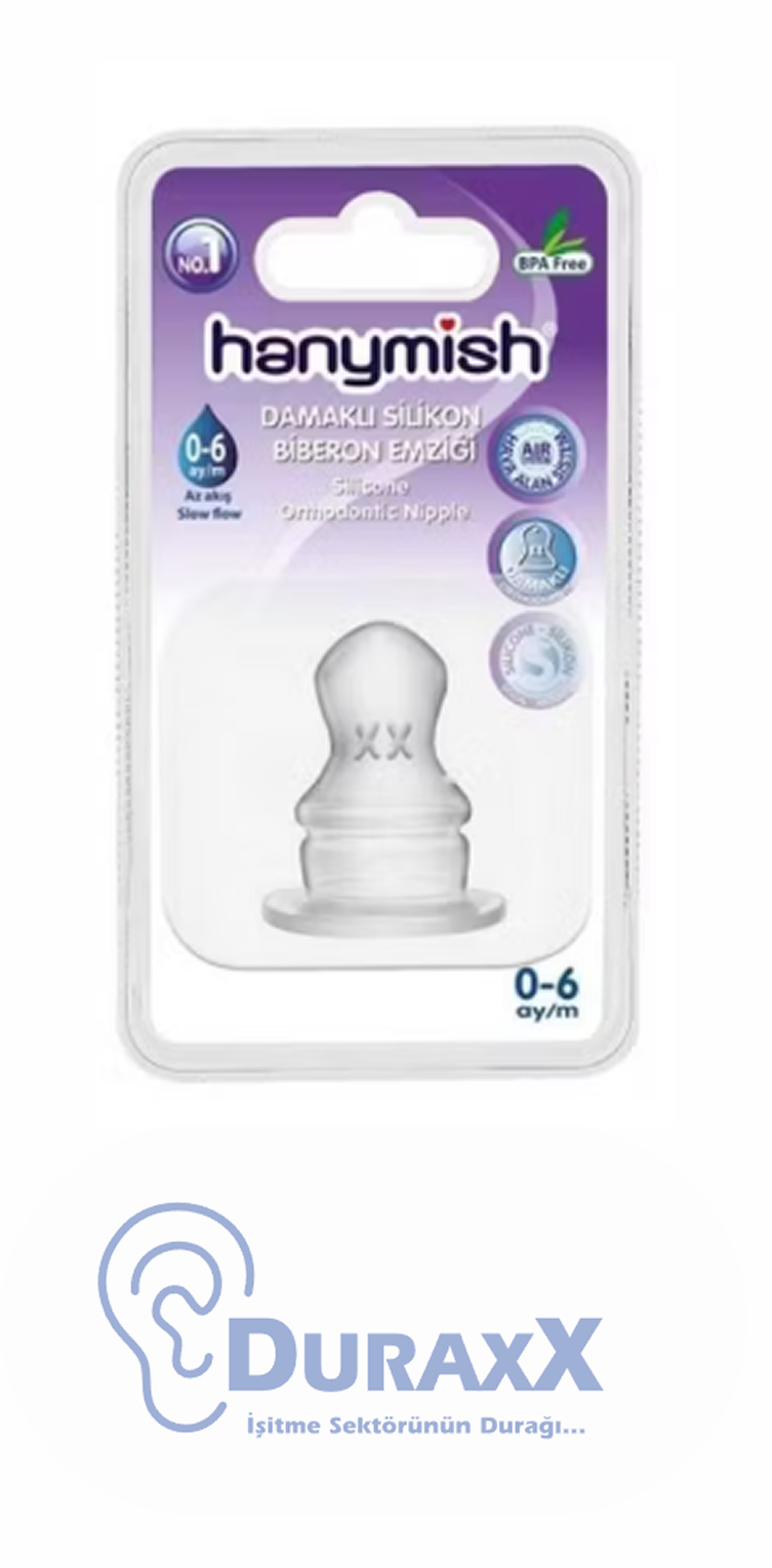 Hanymish 463 Silikon Bib.damaklı Emzik 1 NO