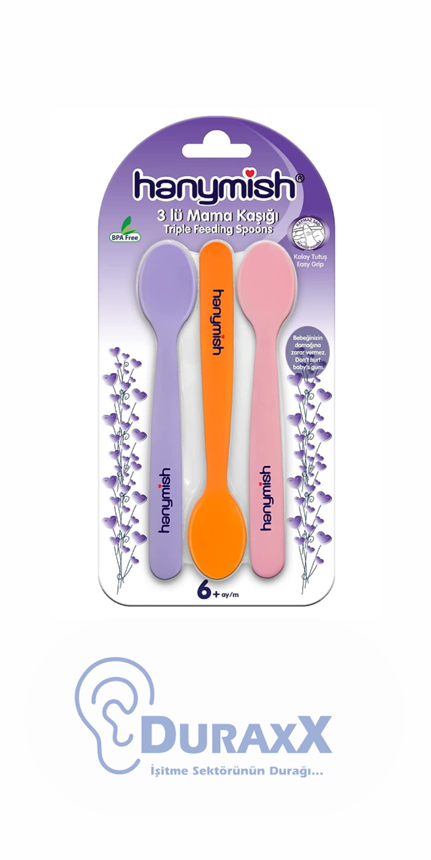 Hanymish 510 Mama Kaşığı (pp) 3 Lü