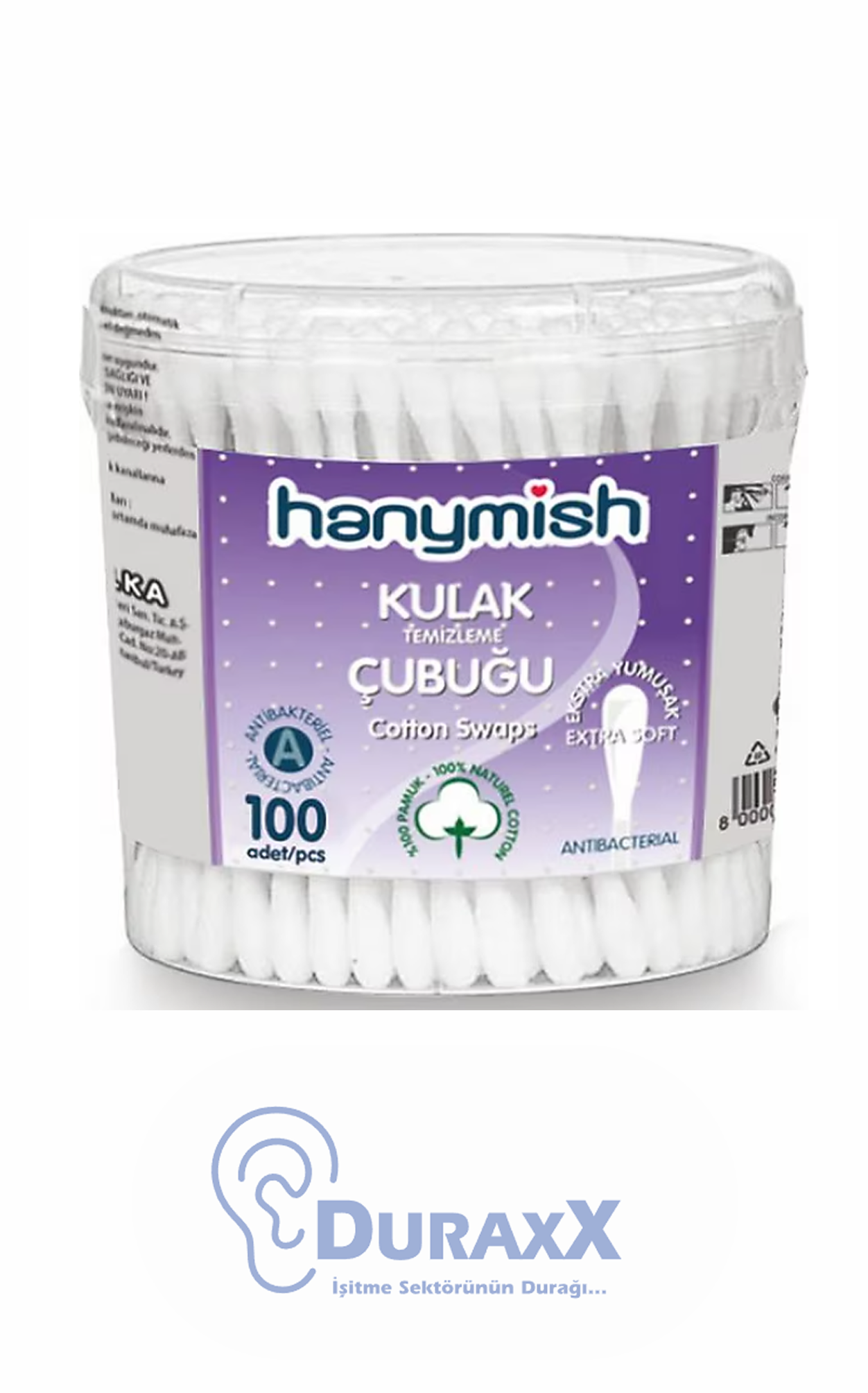 Hanymish 920 Pamuklu Kulak Çubuğu 100 Lü